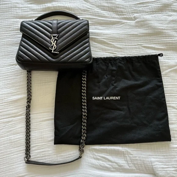 Saint Laurent Classic Medium Collége Monogram Black - Picture 4 of 8